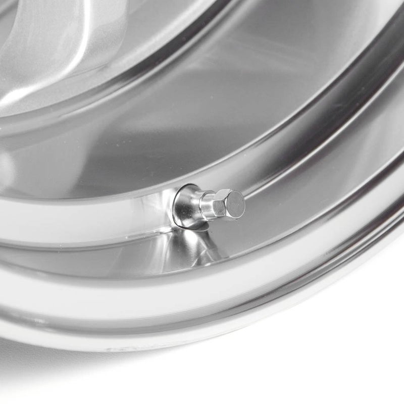 Circuit Performance Shorty Chrome Valve Stems TR412 TR-412 22mm Low Profile (Set of 4) - Image 5